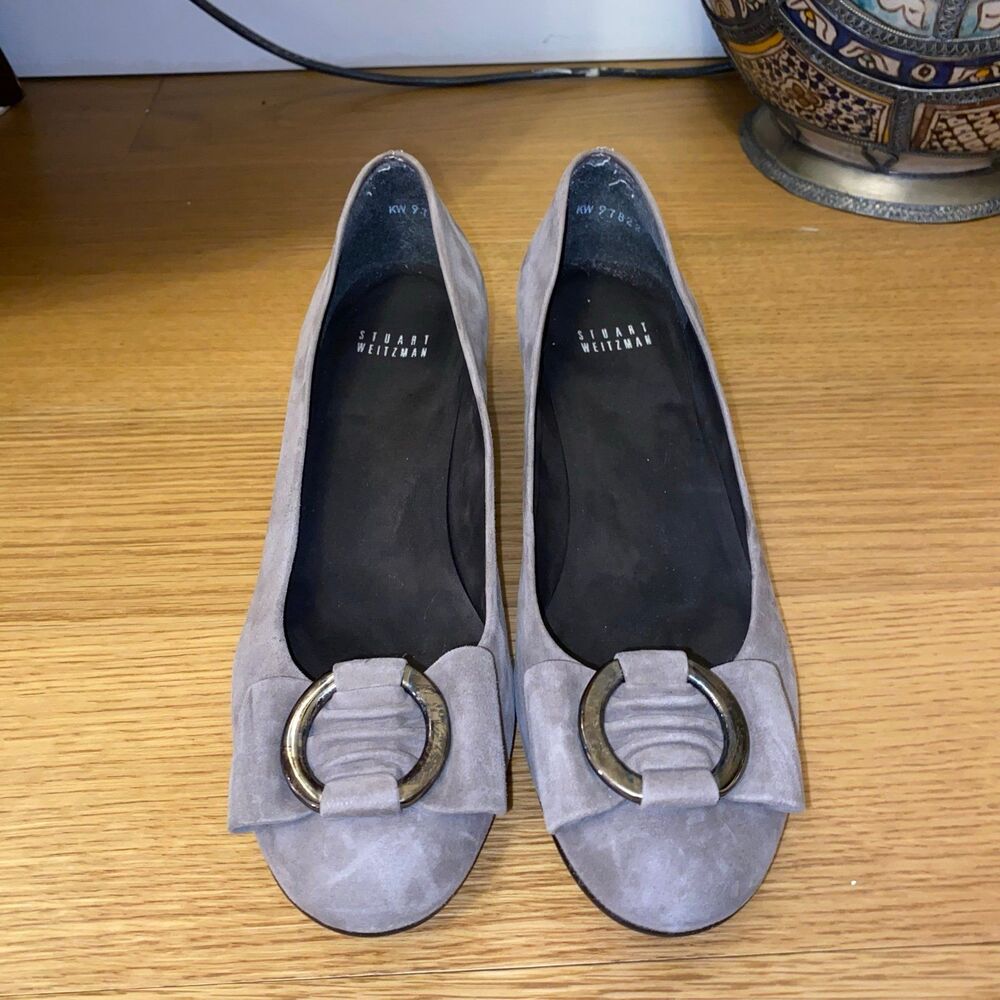 Stuart Weitzman Taupe Wedges